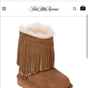 Ugh fringe boots sold out!